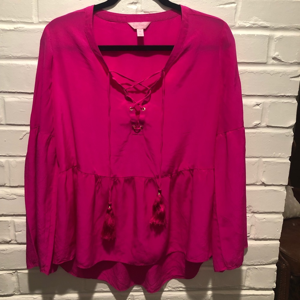 Lilly Pulitzer bell sleeve top